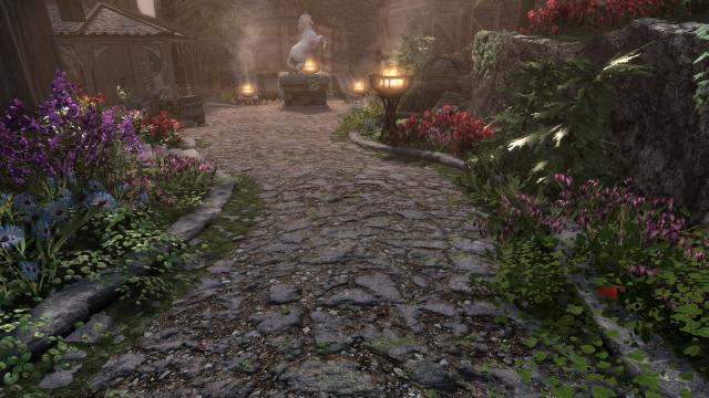 SSG Whiterun Stone Floor для Skyrim SE-AE