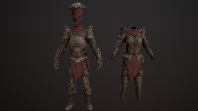 HD Хітиновий сет / Remiros' Chitin Armor HD для Skyrim SE-AE