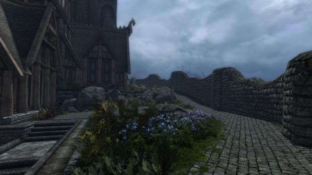 Зелена трава Вайтрана / Green Grass in Whiterun для Skyrim SE-AE