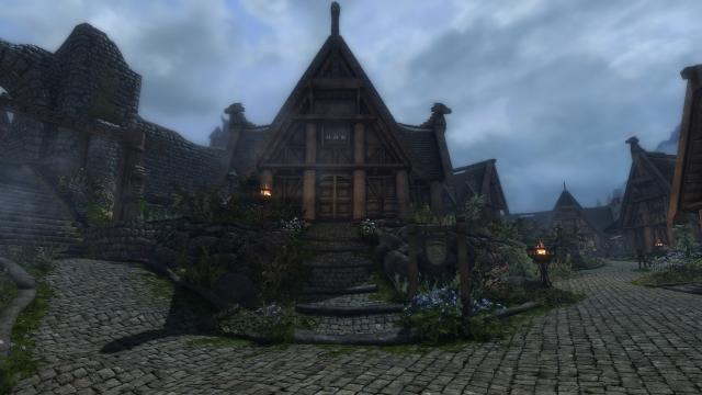 Зелена трава Вайтрана / Green Grass in Whiterun для Skyrim SE-AE