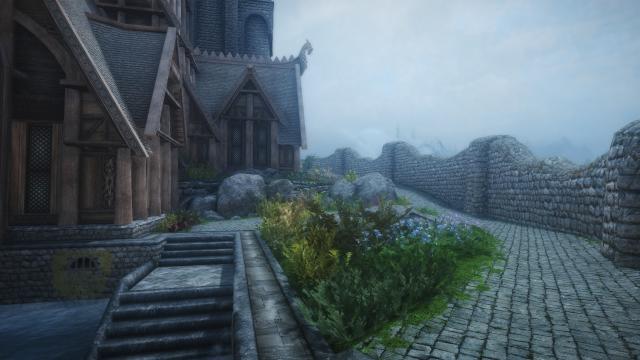 Зелена трава Вайтрана / Green Grass in Whiterun для Skyrim SE-AE