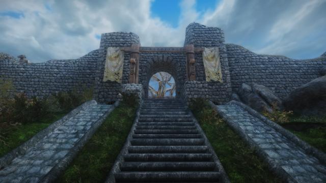 Зелена трава Вайтрана / Green Grass in Whiterun для Skyrim SE-AE