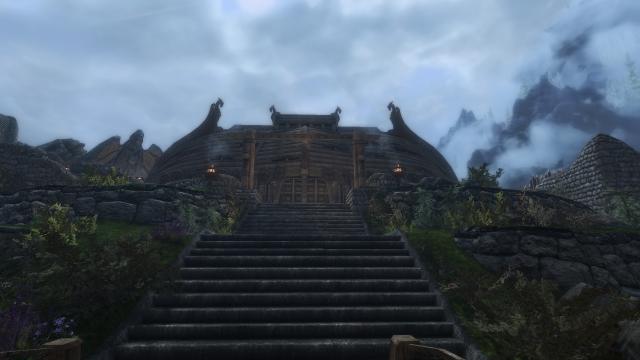 Зелена трава Вайтрана / Green Grass in Whiterun для Skyrim SE-AE