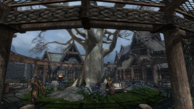 Зелена трава Вайтрана / Green Grass in Whiterun для Skyrim SE-AE