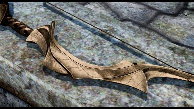 HD Лук та щит Ауріеля / Auriel's Shield and Bow and Ghosu's Auriel's Armory HD - SE для Skyrim SE-AE