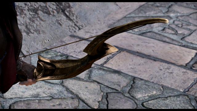 HD Лук та щит Ауріеля / Auriel's Shield and Bow and Ghosu's Auriel's Armory HD - SE для Skyrim SE-AE