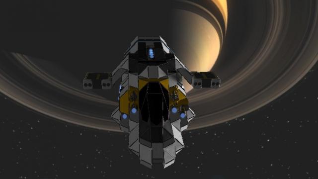 Малый истребитель / UN Fighter - Dragonfly для Space Engineers