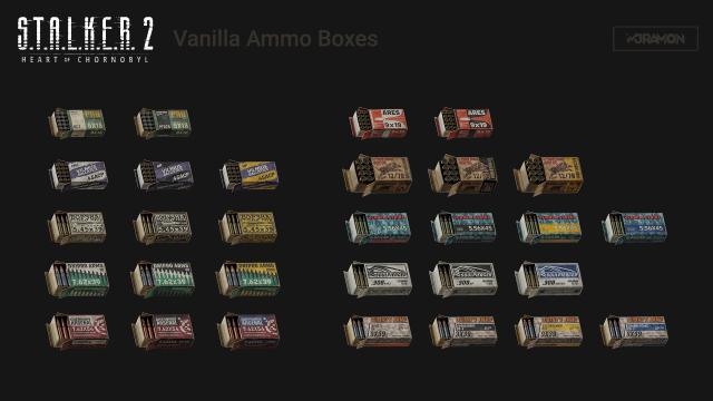 Descriptive Ammo Boxes для Stalker 2