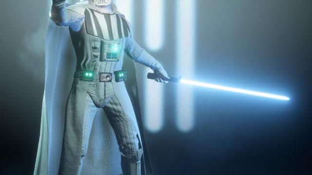 Белый Вейдер / Jedi Vader (Anakin Replacer) White Armor Version для Star Wars Battlefront 2