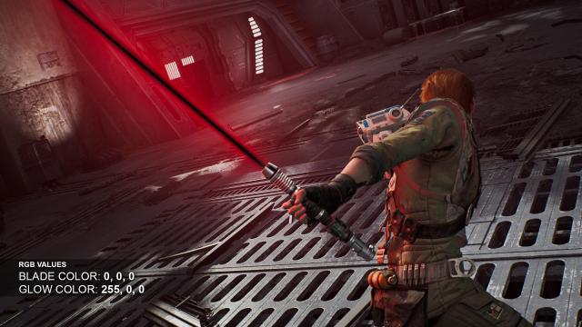 Lightsaber Color Editor for Star Wars Jedi: Fallen Order