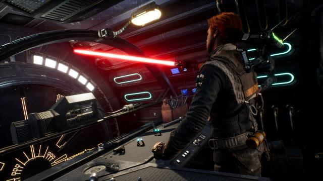 Красный световой меч / Green to Red Lightsaber для Star Wars Jedi: Fallen Order