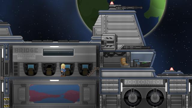 Human Spacecruiser version Gilgamesh for Starbound