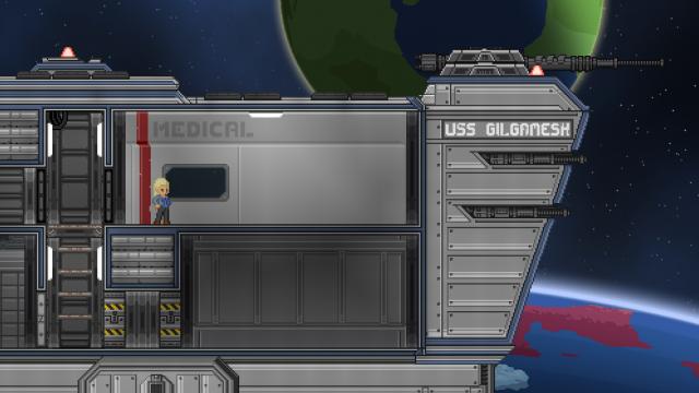 Human Spacecruiser version Gilgamesh for Starbound