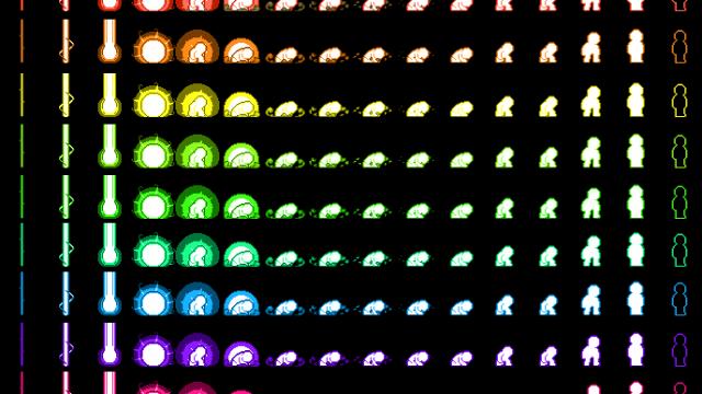 Different Warp Colours