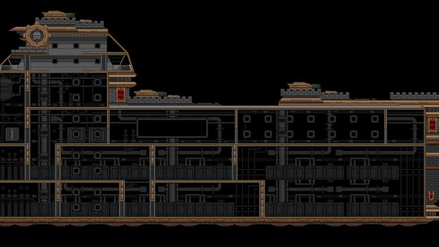 Дредноут для всех рас / Ship for all races для Starbound