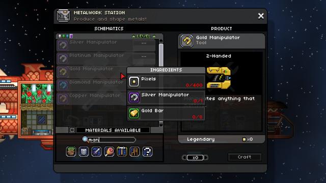 Манипулятор материи / Matter Manipulator Plus для Starbound