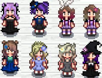 Hairstyles recolored and a new Hairstyle Update для Stardew Valley