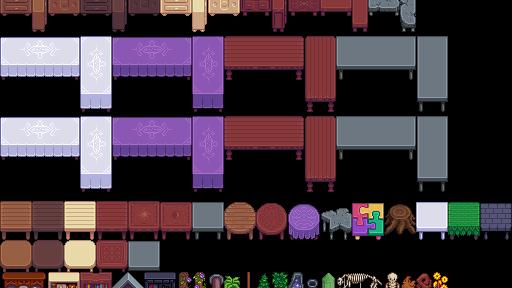 Готический интерьер / Witchy-Gothic Interior для Stardew Valley