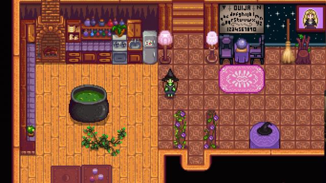 Готический интерьер / Witchy-Gothic Interior для Stardew Valley