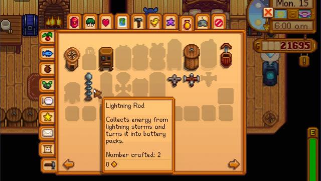 Crafting Collections Page для Stardew Valley