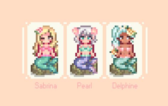 Mermaid Replaces Mariner для Stardew Valley