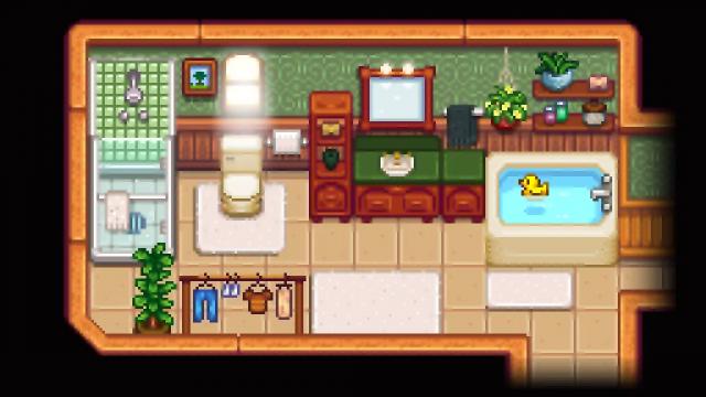 Bathroom Furniture for Content Patcher для Stardew Valley