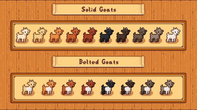 Elle's Cuter Barn Animals for Stardew Valley