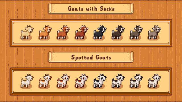 Elle's Cuter Barn Animals for Stardew Valley