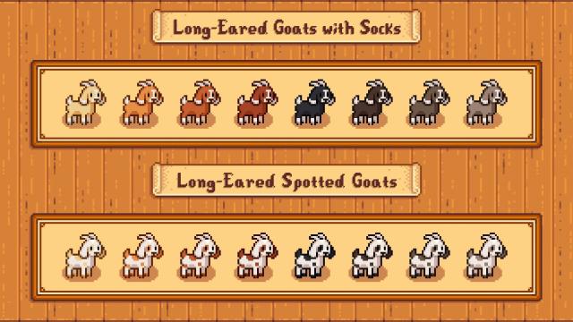Elle's Cuter Barn Animals for Stardew Valley