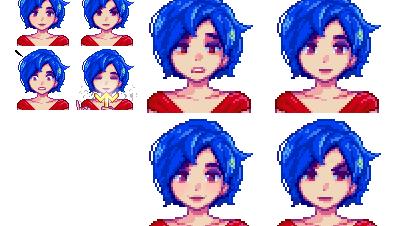 Kal&rsquo;s Marriage Candidates Portraits для Stardew Valley