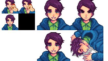 Kal&rsquo;s Marriage Candidates Portraits для Stardew Valley