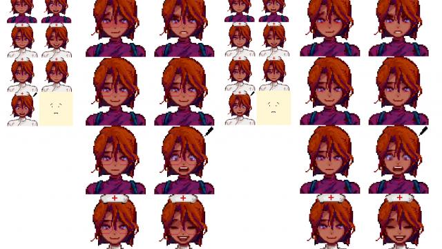 Kal&rsquo;s Marriage Candidates Portraits для Stardew Valley