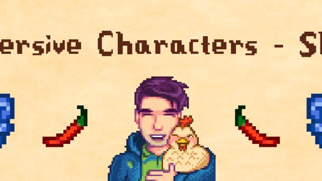 Immersive Characters - Shane for Stardew Valley