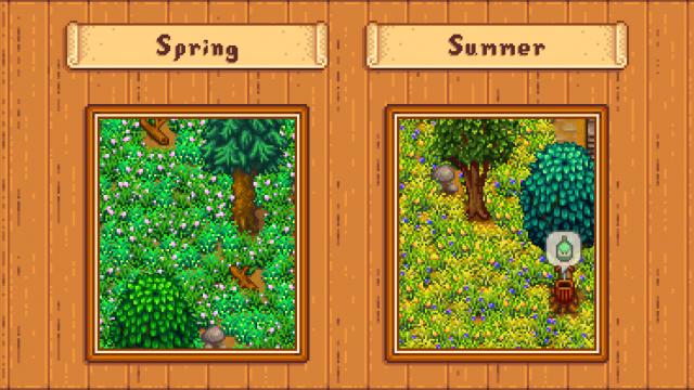 Elle's Grass Replacement для Stardew Valley