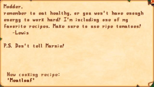 Mail Framework Mod для Stardew Valley
