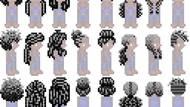 Натуральные прически / Natural Hairstyles для Stardew Valley