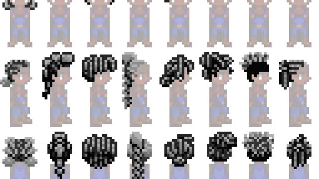 Натуральные прически / Natural Hairstyles для Stardew Valley
