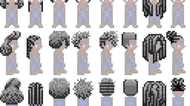 Натуральные прически / Natural Hairstyles для Stardew Valley