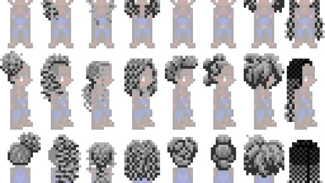 Натуральные прически / Natural Hairstyles для Stardew Valley