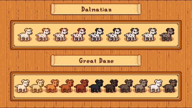 Elle's Cuter Dogs for Stardew Valley