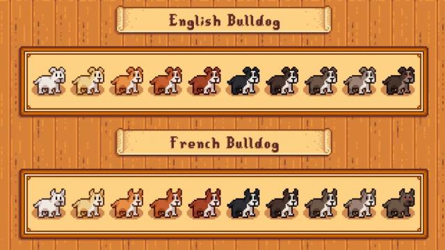 Elle's Cuter Dogs for Stardew Valley