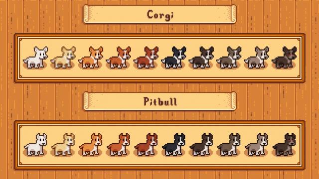 Elle's Cuter Dogs for Stardew Valley
