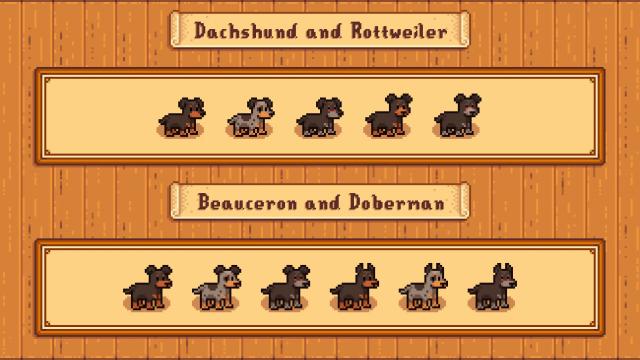 Elle's Cuter Dogs for Stardew Valley