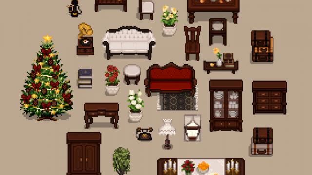 Elegant Victorian Interior - for Stardew Valley