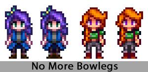 No More Bowlegs для Stardew Valley