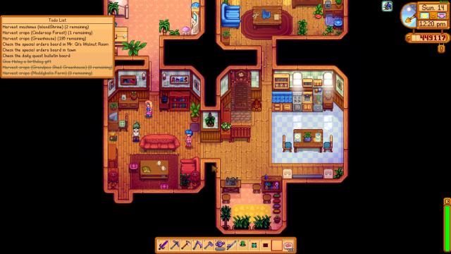 Automatic To-do List для Stardew Valley