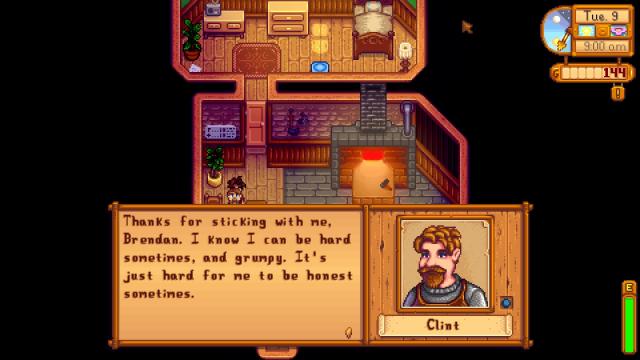 Clint Narrative Overhaul for Stardew Valley