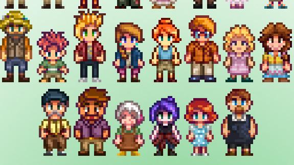 Seasonal Villager Outfits for Stardew Valley