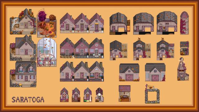 Hudson Valley Buildings - Complete Pack для Stardew Valley
