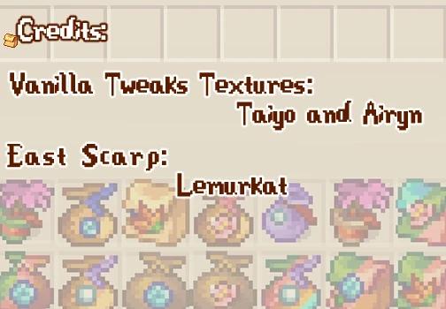 ZH's Vanilla Tweaks Patch - East Scarp для Stardew Valley